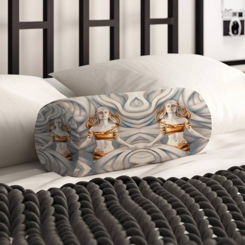 Декоративная вытянутая подушка «Морские владычицы» вид 2
