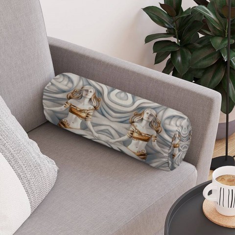 Декоративная вытянутая подушка «Морские владычицы» вид 4