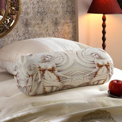 Декоративная вытянутая подушка «Барельеф с сиренами» вид 5