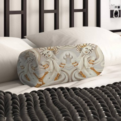 Декоративная подушка валик «Мечтающие богини» вид 2