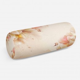 3D подушка-валик «Волшебные цветы с бабочками»