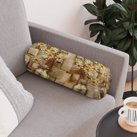Декоративная подушка для дивана «Объемные китайские вазы» вид 4