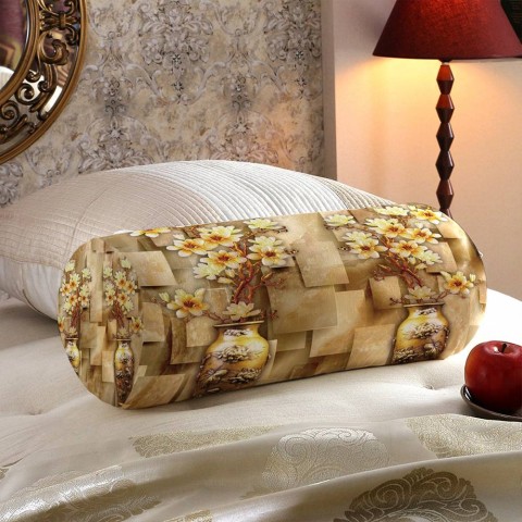 Декоративная подушка для дивана «Объемные китайские вазы» вид 5