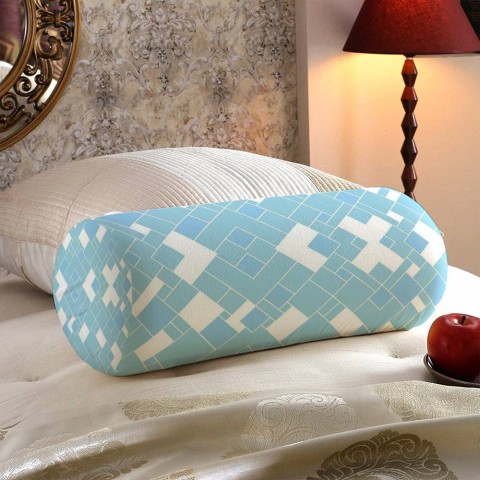 Декоративная подушка-валик «Небесная геометрия» вид 5