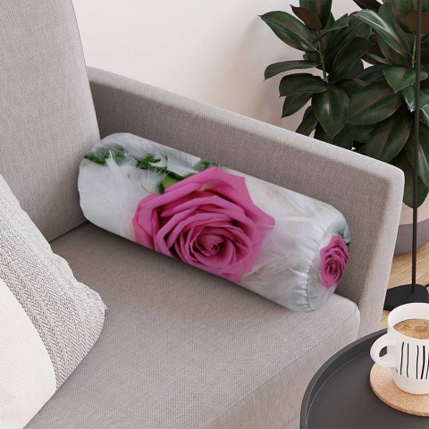Декоративная подушка в форме валика «Невесомость» вид 4