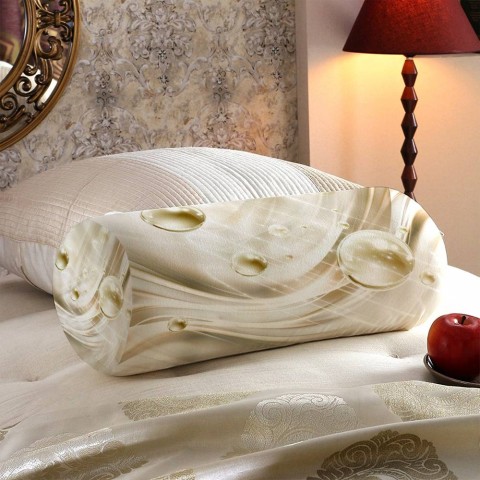 Тканевая подушка колбаска «Жемчужины в невесомости» вид 5