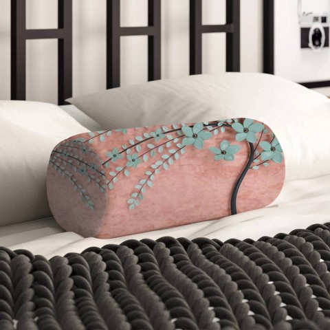 Тканевая подушка для дивана «Цветущее дерево» вид 2