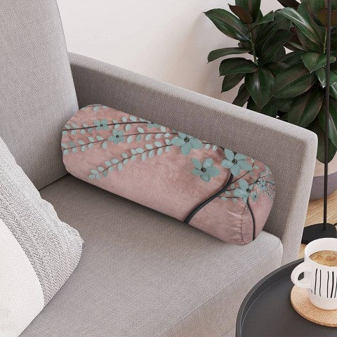 Тканевая подушка для дивана «Цветущее дерево» вид 4