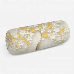 3D подушка-валик «Листья в золоте»