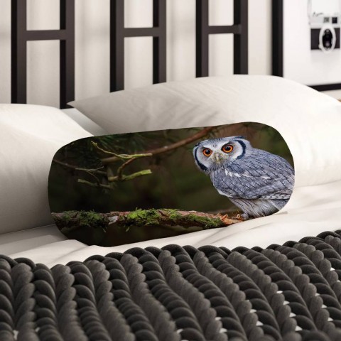 Интерьерная подушка подголовник «Симпатичная сова»