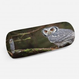 3D подушка-валик «Симпатичная сова»
