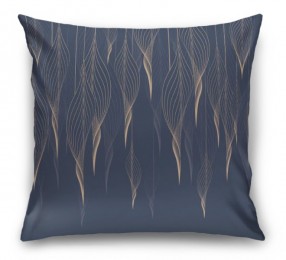 3D Подушка «Ниспадающие ажурные листья»