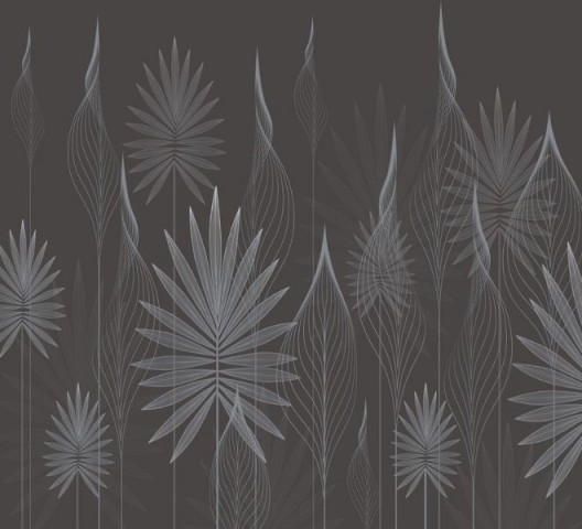 3D Подушка «Ажурные листья в приглушенных тонах» вид 2