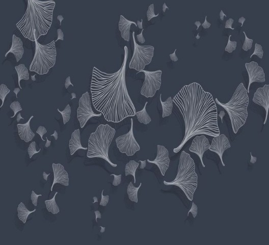 3D Подушка «Круговорот из цветочных зонтиков на тёмном» вид 2