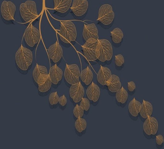 3D Подушка «Утончённая ветвь в свете заката» вид 2