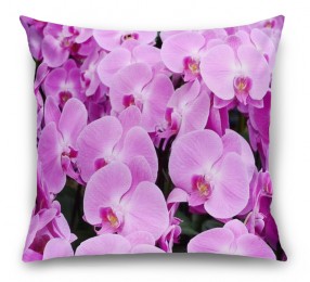 3D Подушка «Ковер из орхидей»