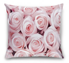 3D Подушка «Благоухающий букет нежных роз»