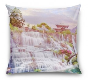 3D Подушка «Долина водопадов в японии»