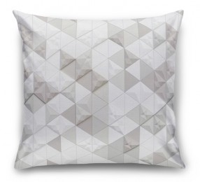 3D Подушка «Треугольная мозаика»