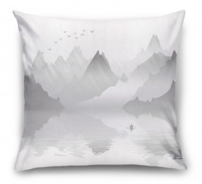 3D Подушка «Туманное озеро»