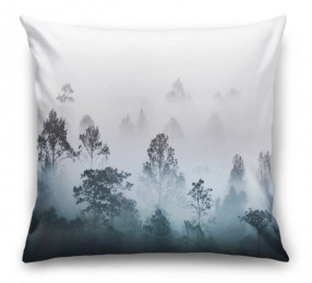 3D Подушка «Вершины деревьев сквозь туман»