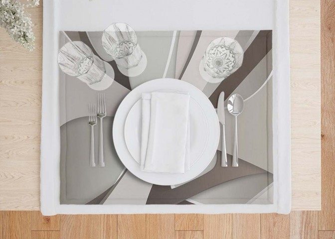 Салфетки для столовых приборов «Удивительная абстракция» вид 7