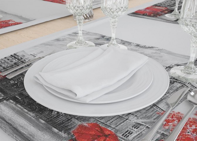 Сервировочные салфетки под тарелки «Картина Лондона» вид 3