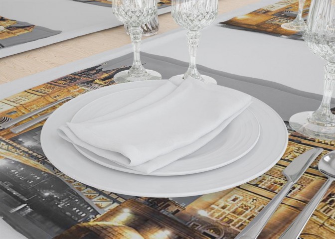 Сервировочные салфетки под тарелки «Тауэрский мост сепия» вид 3