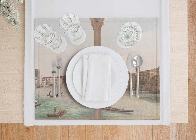 Сервировочные салфетки под тарелки «Старая Венеция» вид 7