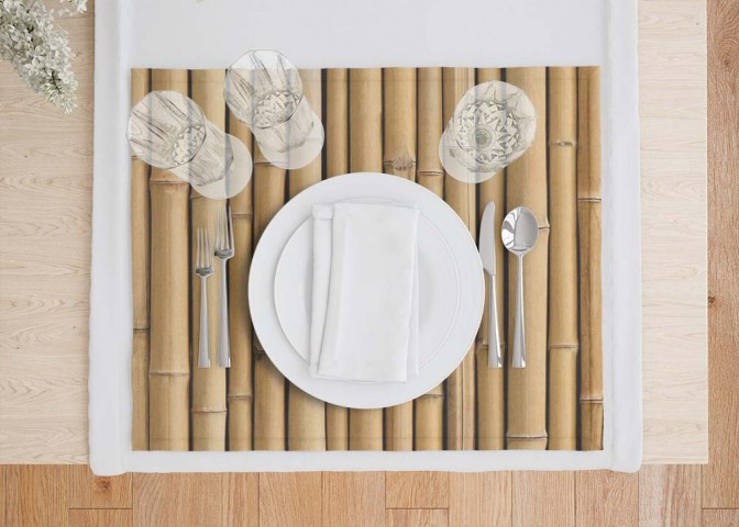 Салфетки для стола «Бамбуковая стена» вид 7
