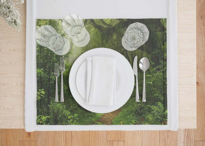 Кухонные салфетки «Тропический лес» вид 7