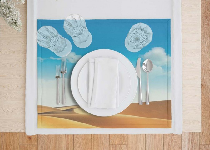 Набор кухонных салфеток «Пейзаж в пустыне» вид 7