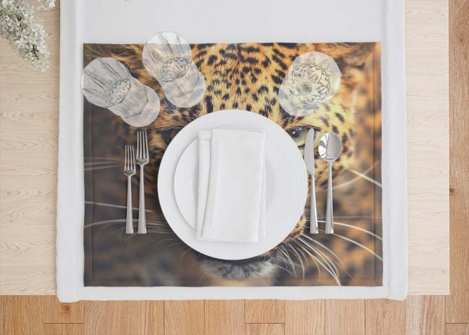 Сервировочные коврики «Леопард портрет» вид 7
