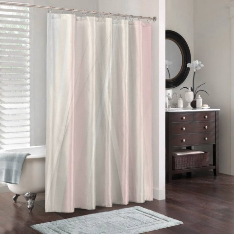 3D штора в ванную «Розовая мечта» вид 3