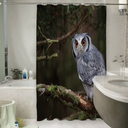Шторы для ванной «Симпатичная сова»