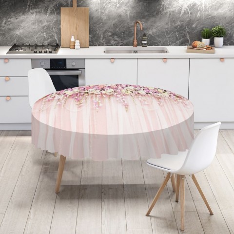 Текстильная скатерть на кухонный стол «Пастельная гармония» вид 4