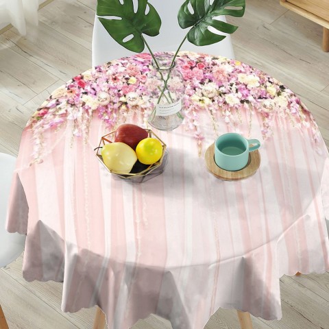 Текстильная скатерть на кухонный стол «Пастельная гармония» вид 5
