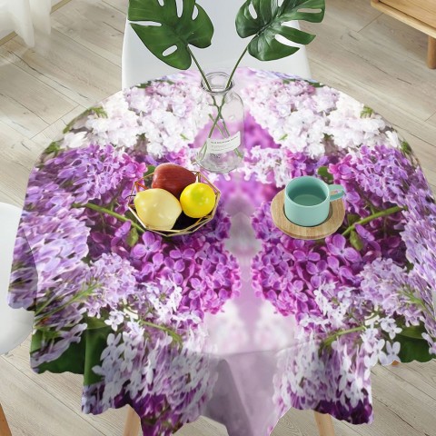 Текстильная 3D скатерть для стола «Благоухание красок» вид 5
