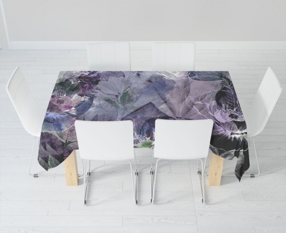 Габардиновая 3D скатерть на обеденный стол «Краски ночи» вид 6