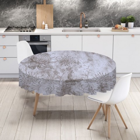 Текстильная 3D скатерть на кухонный стол «Таинственная поляна» вид 4