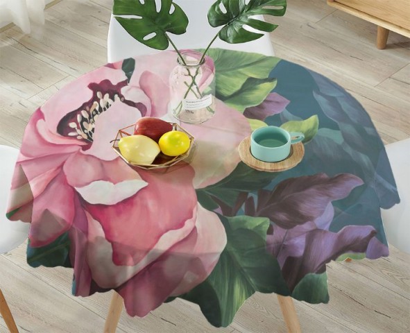 3D Скатерть «Величественный цветок» вид 4