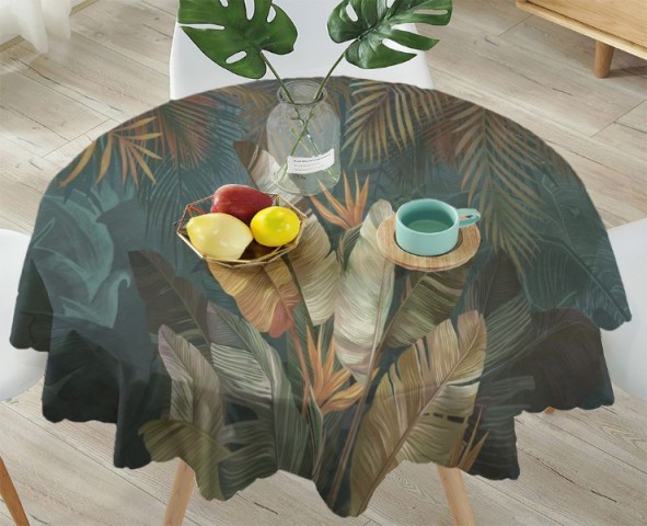 3D Скатерть  «Тропический букет» вид 4