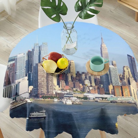 Полотняная скатерть для стола «Пристань Нью-Йорка» вид 5