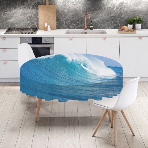 Текстильная скатерть на обеденный стол «Море» вид 4