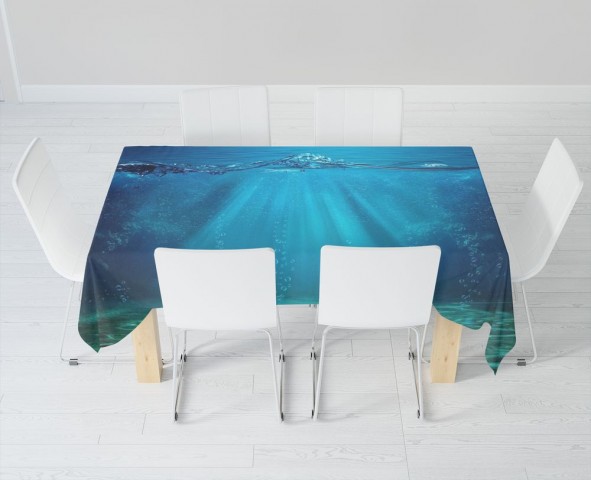 Текстильная скатерть на кухню «Морской пейзаж» вид 6
