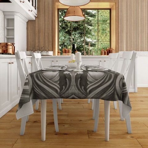 Габардиновая скатерть на кухонный стол «Роковые колдуньи» вид 2
