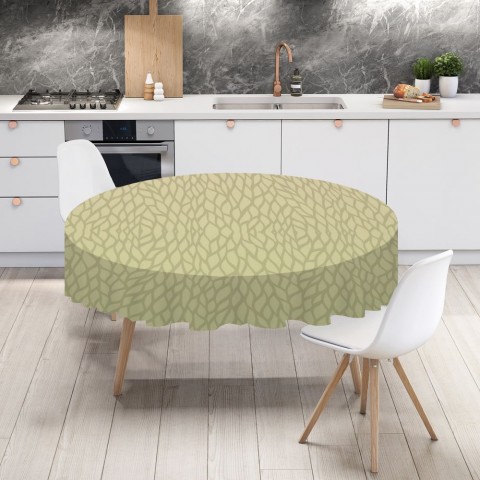 Полотняная 3D скатерть на кухонный стол «Танец листвы» вид 4