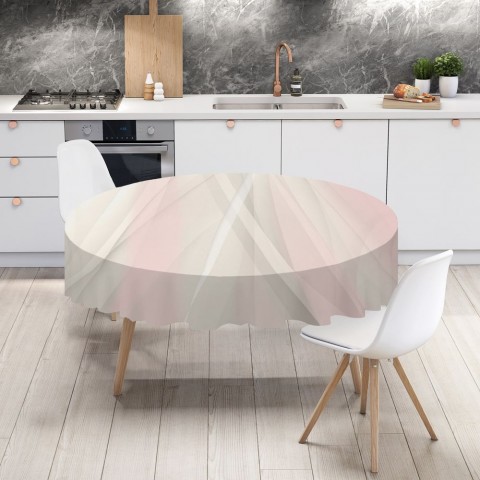 Габардиновая 3D скатерть на кухню «Розовая мечта» вид 4