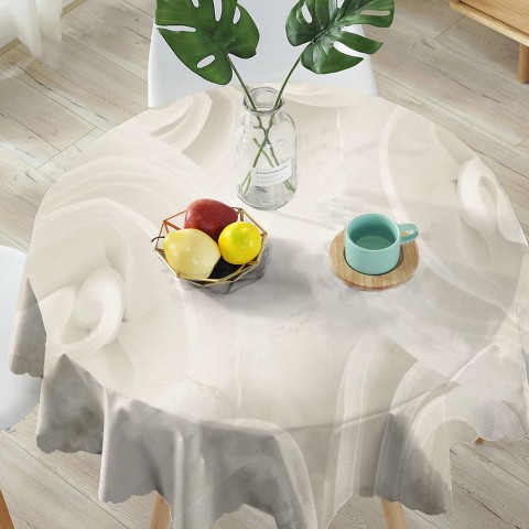 Текстильная 3D скатерть на обеденный стол «Серенада» вид 5