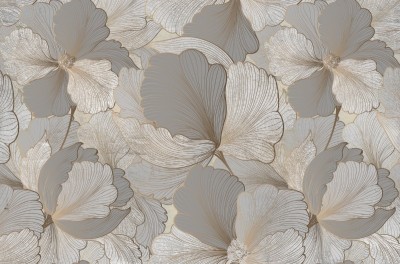 3D Фотообои «Роскошный цветочный узор»